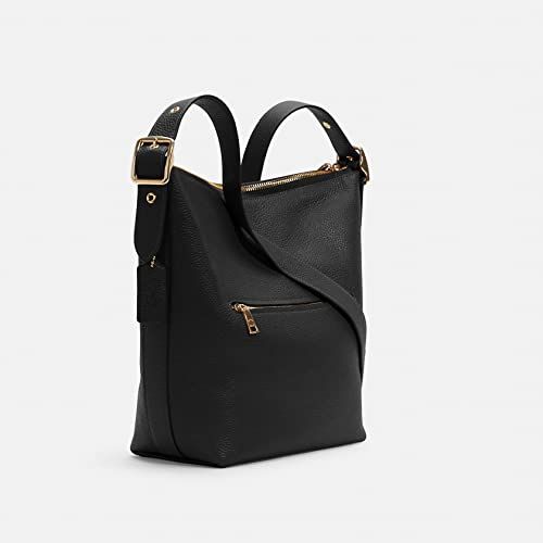 Coach Val Duffle In Signature Canvas in Black | Stylemi