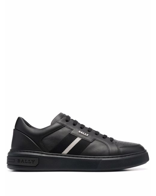 Bally Moony logo-embellished low-top sneakers in Black | Stylemi