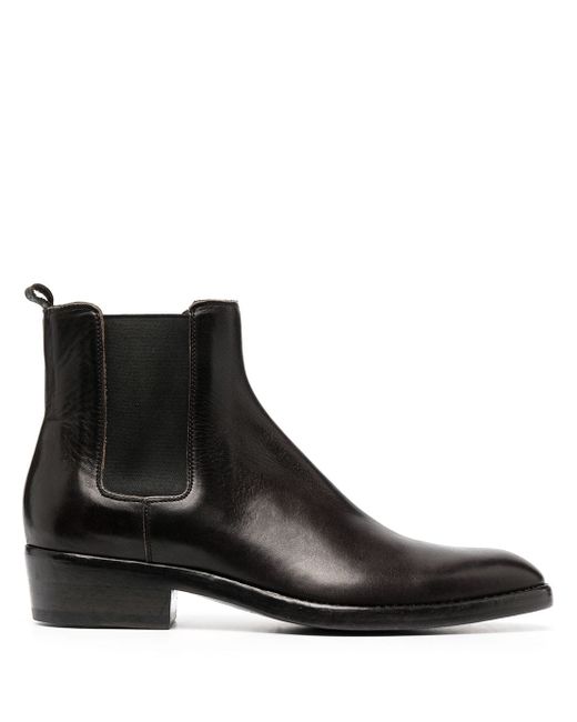 Buttero Storia chelsea leather boots - Black