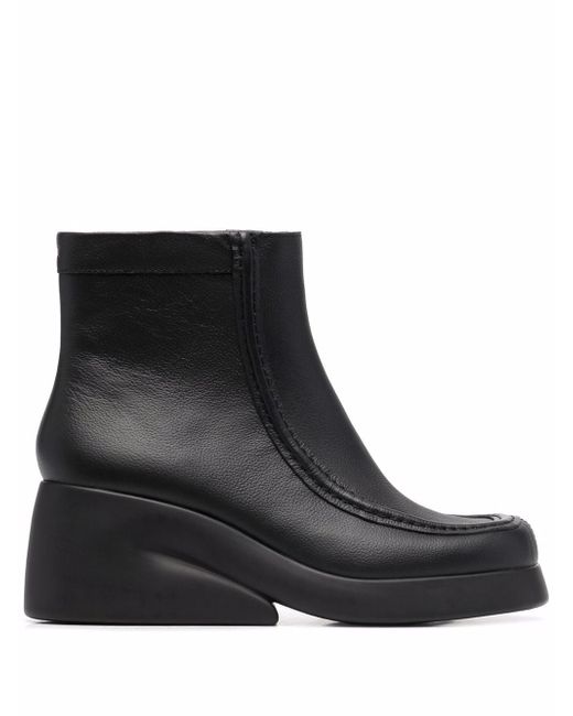 Camper Kaah ankle boots in Black | Stylemi