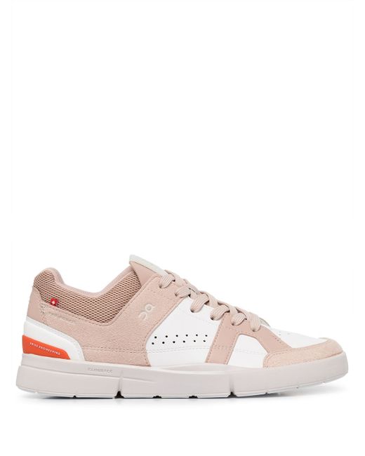 On Running Roger Clubhouse low-top sneakers in Pink | Stylemi