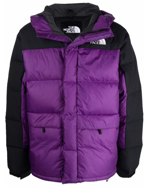 The North Face Himalayan down parka jacket in Purple | Stylemi