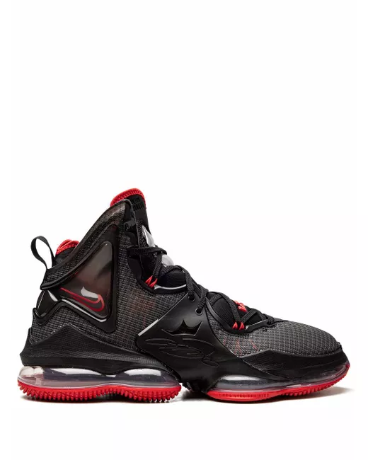 Nike LeBron 19 high-top sneakers in Black | Stylemi