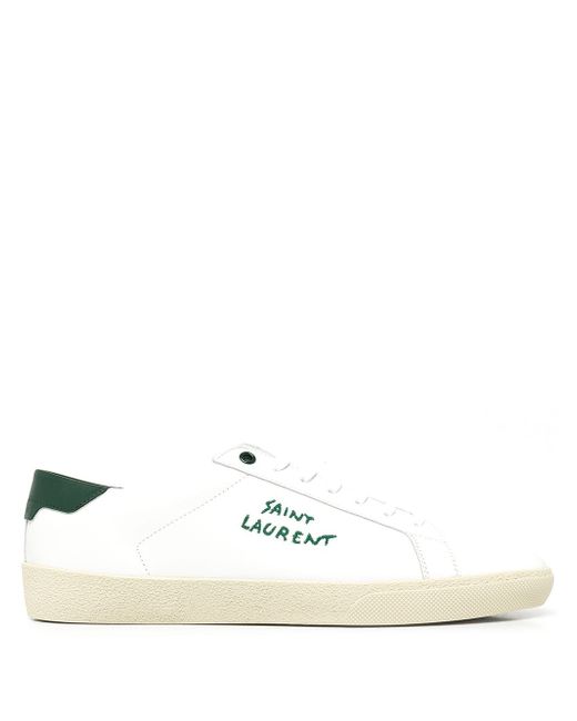 Saint Laurent Signa low-top sneakers in White | Stylemi