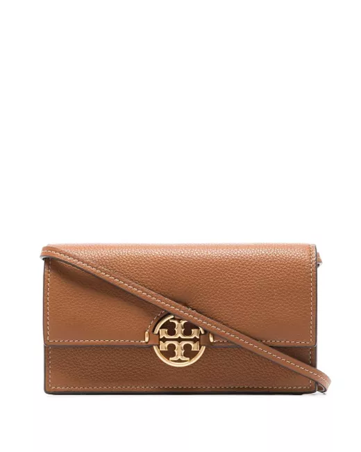 Tory Burch Mini Miller Floral Crossbody Bag in at in Brown | Stylemi