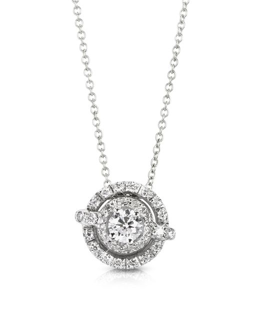 Forzieri Designer Necklaces 0.42 ctw Diamond 18K Pendant Necklace Dourado