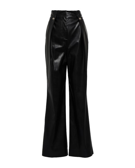 Jonathan Simkhai Tara high-rise faux leather pants in Black | Stylemi