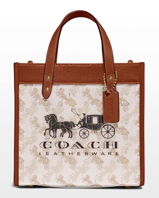 Coach Women's Saddle Bag With Horse And Carriage In Black