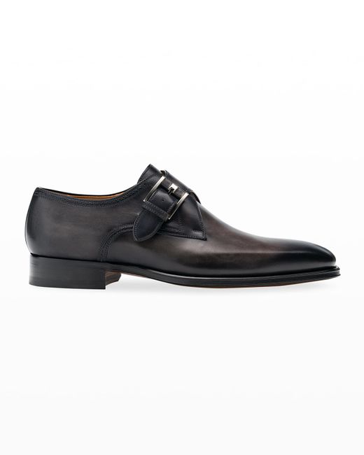 Magnanni Marco II Single-Monk Leather Dress Shoes | Stylemi