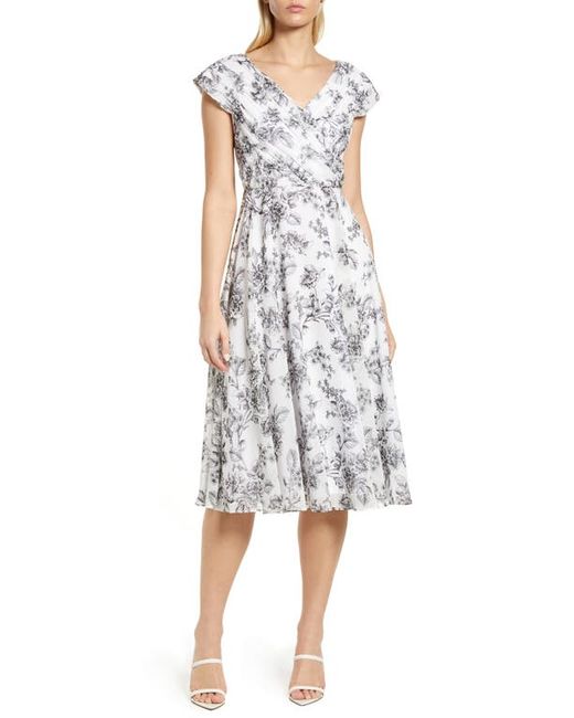 Rachel Parcell Women's Tiered Smocked Midi-Dress