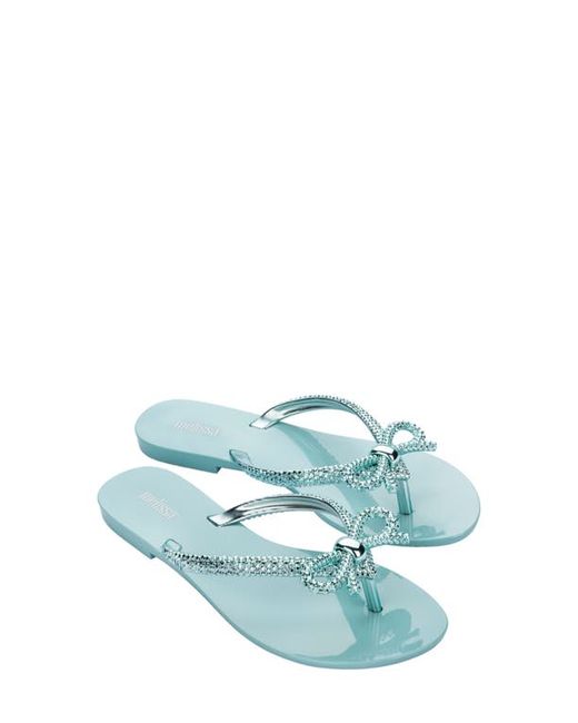 Melissa Harmonic Chrome IX Water Resistant Flip Flop in at in Green ...