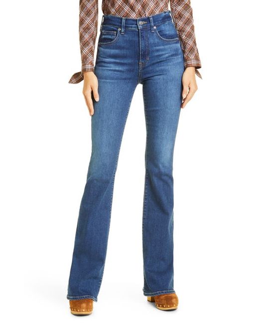 Veronica Beard Beverly High Waist Skinny Flare Jeans in at in Blue ...