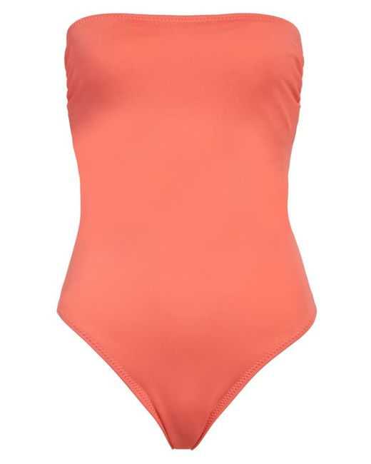 Norma Kamali Bishop Strapless One-Piece Swimsuit in at | Stylemi