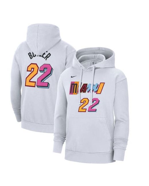 Nike Jimmy Butler Miami Heat 2022/23 City Edition Name Number Pullover ...