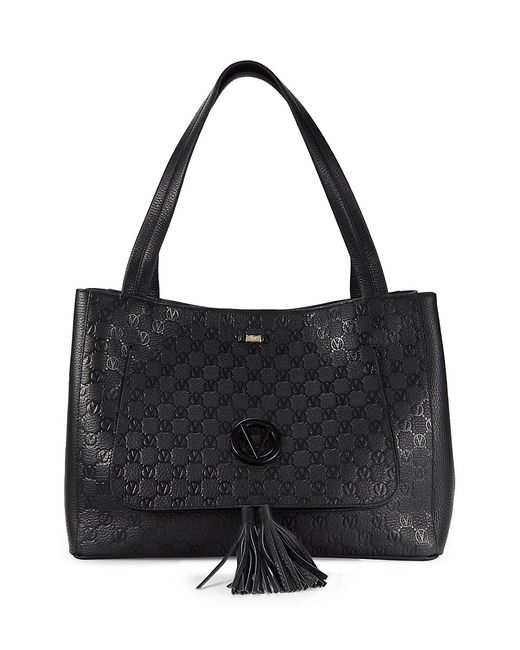 Valentino Bags by Mario Valentino Alice Embossed Black One Size