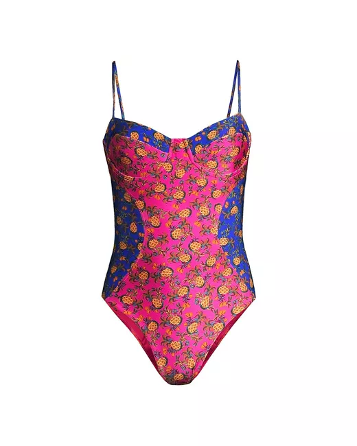 Farm Rio Women's Asymmetric One-Piece Swimsuit