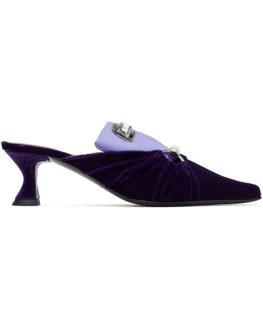 Ancuta Sarca V1 Kitten Heels in Purple | Stylemi
