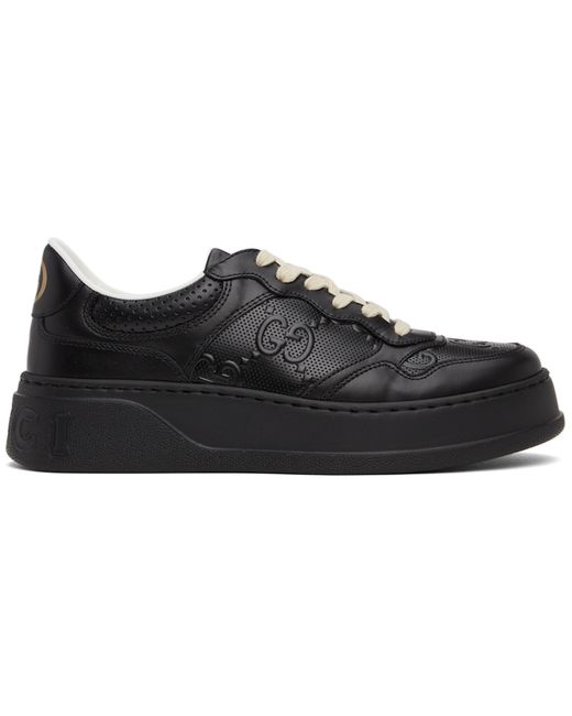 Gucci GG embossed low-top sneakers in White | Stylemi