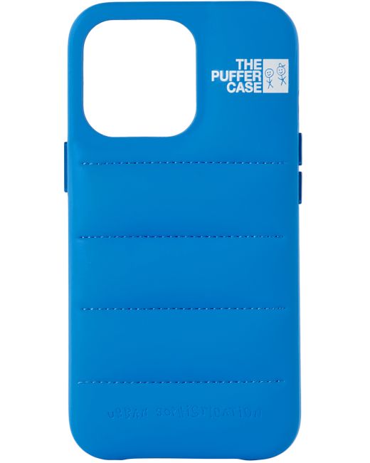 Urban Sophistication The Puffer iPhone 13 Pro Case in Blue | Stylemi
