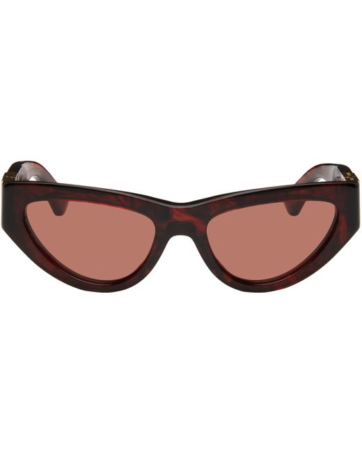 Bottega Veneta Eyewear tortoiseshell-effect cat-eye Sunglasses